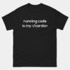 Running Code Is My Cardio Funny Coding T-Shirt - Coder Programming Shirt - Gift for Coder - Coding Humor Tee