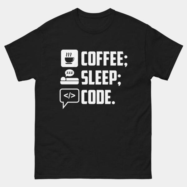 Coffee Sleep Code Funny Coding T-Shirt