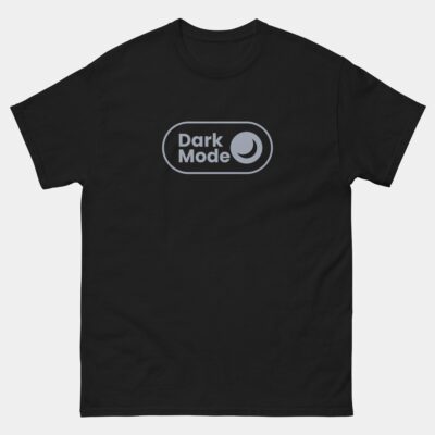 Dark Mode Tech Coding T-Shirt