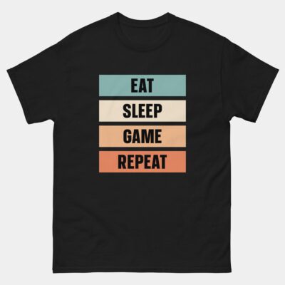 Eat Sleep Game Repeat T-Shirt