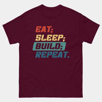 Eat Sleep Build Repeat T-Shirt