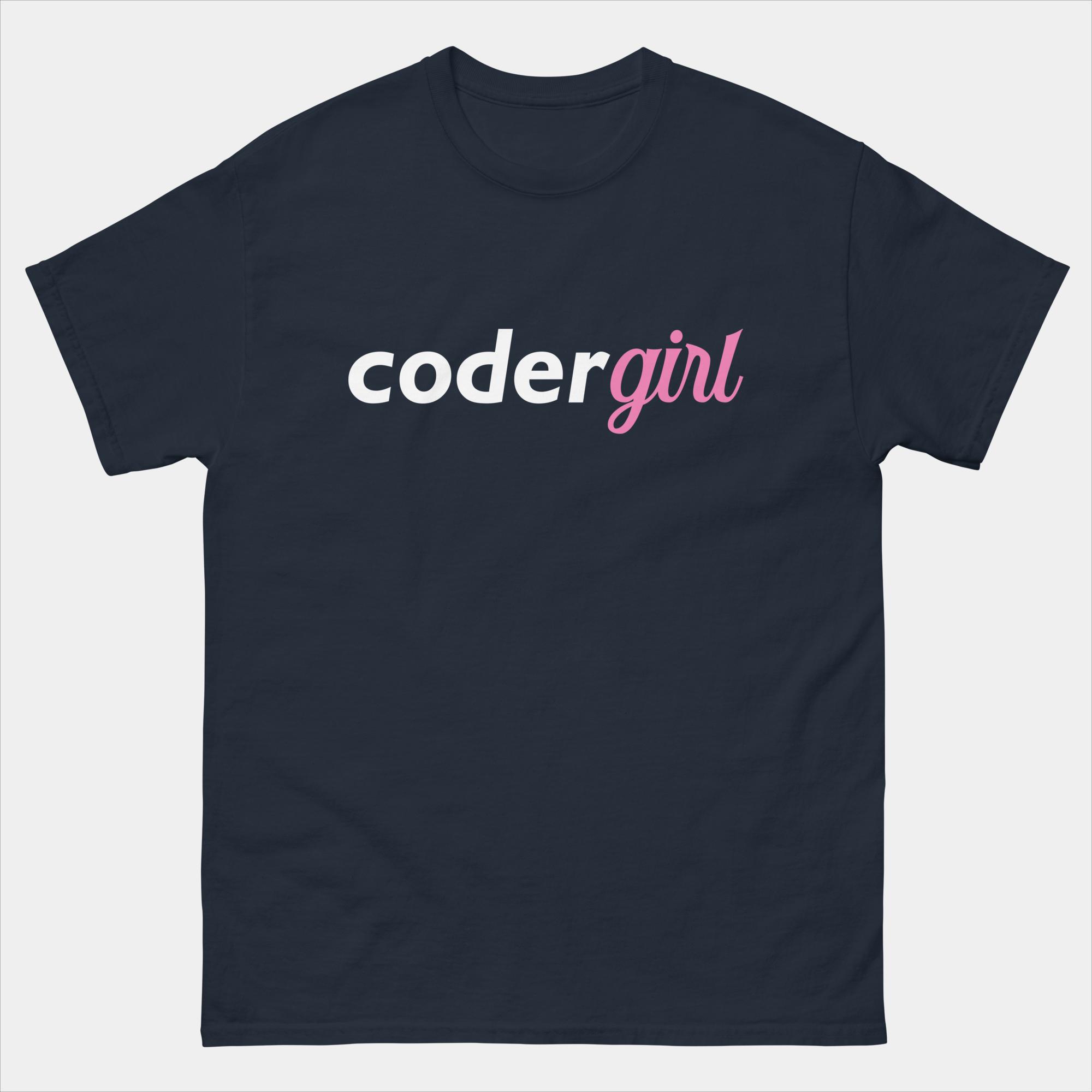 Coder Girl T-Shirt - Girl Programmer Shirt- Female Coder Tee Gift