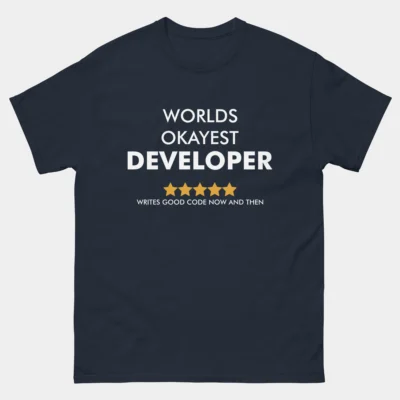 World's Okayest Developer T-Shirt