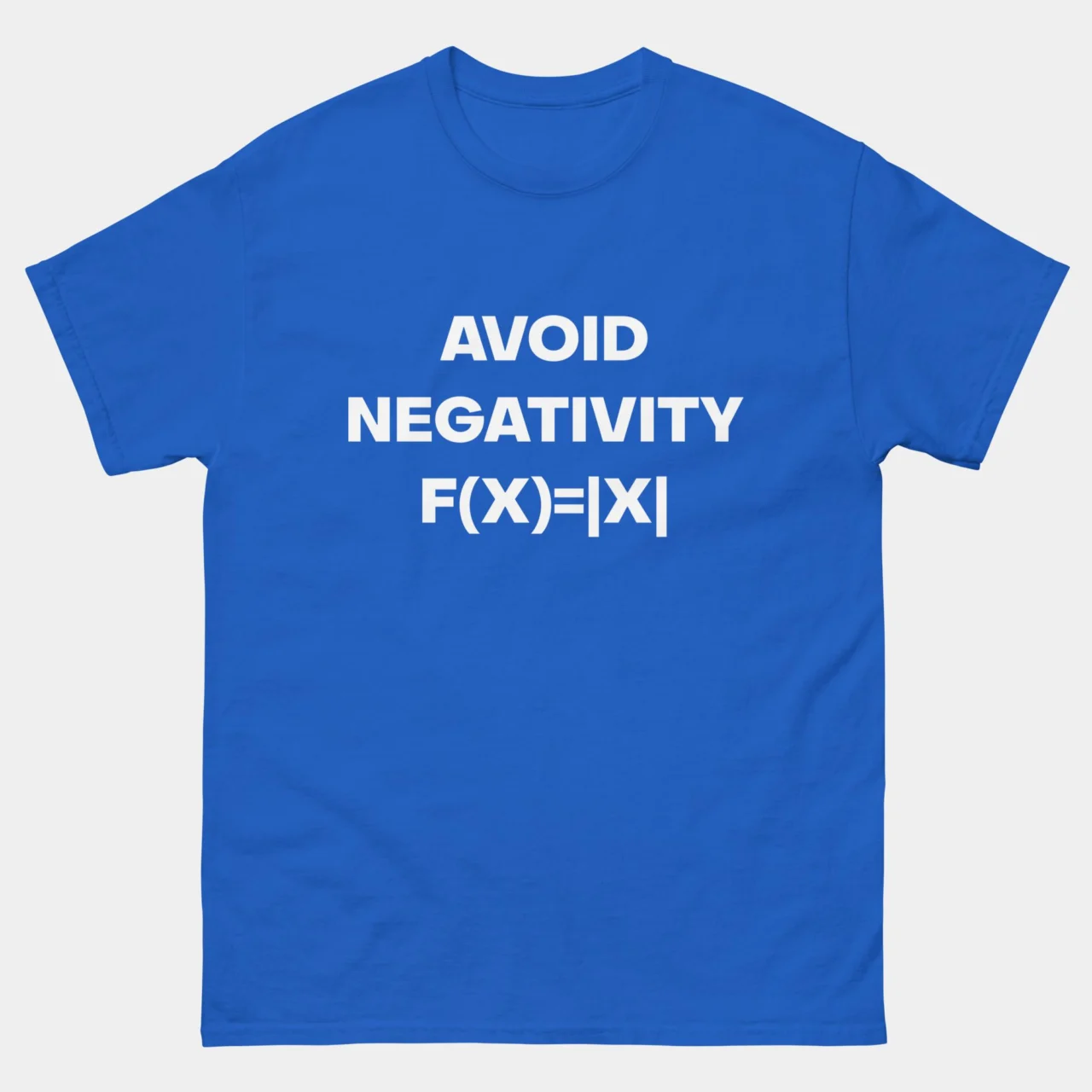 Avoid negativity Fun Math Equation T-Shirt