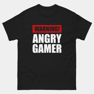 Caution Angry Gamer T-Shirt