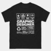Graphic Designer T-Shirt - Funny Graphic Design Job Description Shirt - Creative Designer Product Description Gift - Gift for Designers
