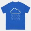 Digital Cloud Binary Rain Storm T-Shirt - Cloud computing T-Shirt - Data Cloud Humor - Nerd IT Geek T-Shirt