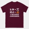Pi Equals Pie T-Shirt - Funny Pi Day Math Teacher Shirt - Mathematician Gift - Math Geek Humor Tee - Pie Lover Science Shirt