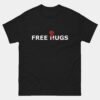 Free Bugs Not Hugs T-Shirt - Funny Coder Debugging Shirt - Programmer Developer Nerd Tee - Software Engineer Joke Gift