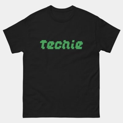 Techie T-Shirt - Geeky Computer Science Shirt - Nerdy Tech Enthusiast Tee - Funny STEM Gift for IT Professionals