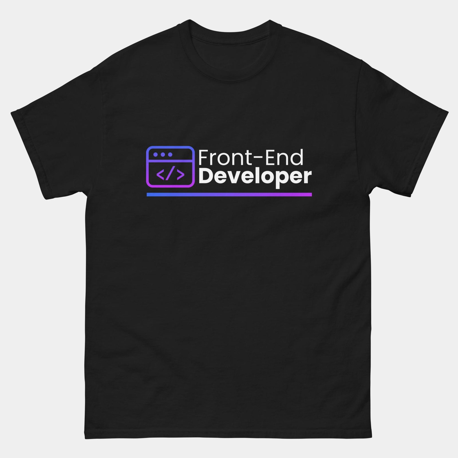 Front End Developer T-Shirt - Frontend Code Master Shirt - UI Web Design Programmer Tee - Software Engineer Gift