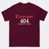 Error 404 Sleep Not Found Shirt - Funny Programmer T-Shirt - Sleep Deprived Developer Coding Tee - Software Engineer Humor