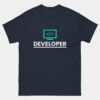 Developer T-Shirt - Funny Software Engineer Shirt - Computer Programmer Nerd Tee - Coding Geek Humor Apparel