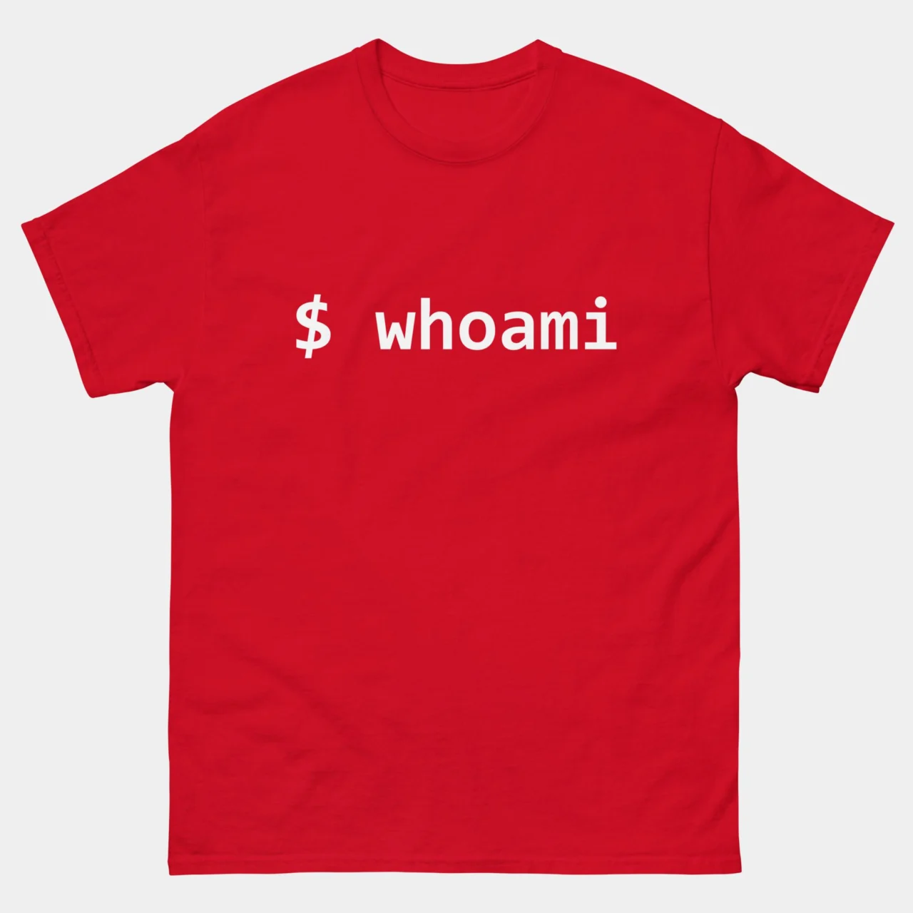 whoami T-Shirt - Funny Linux Command Line Shirt - Hacker