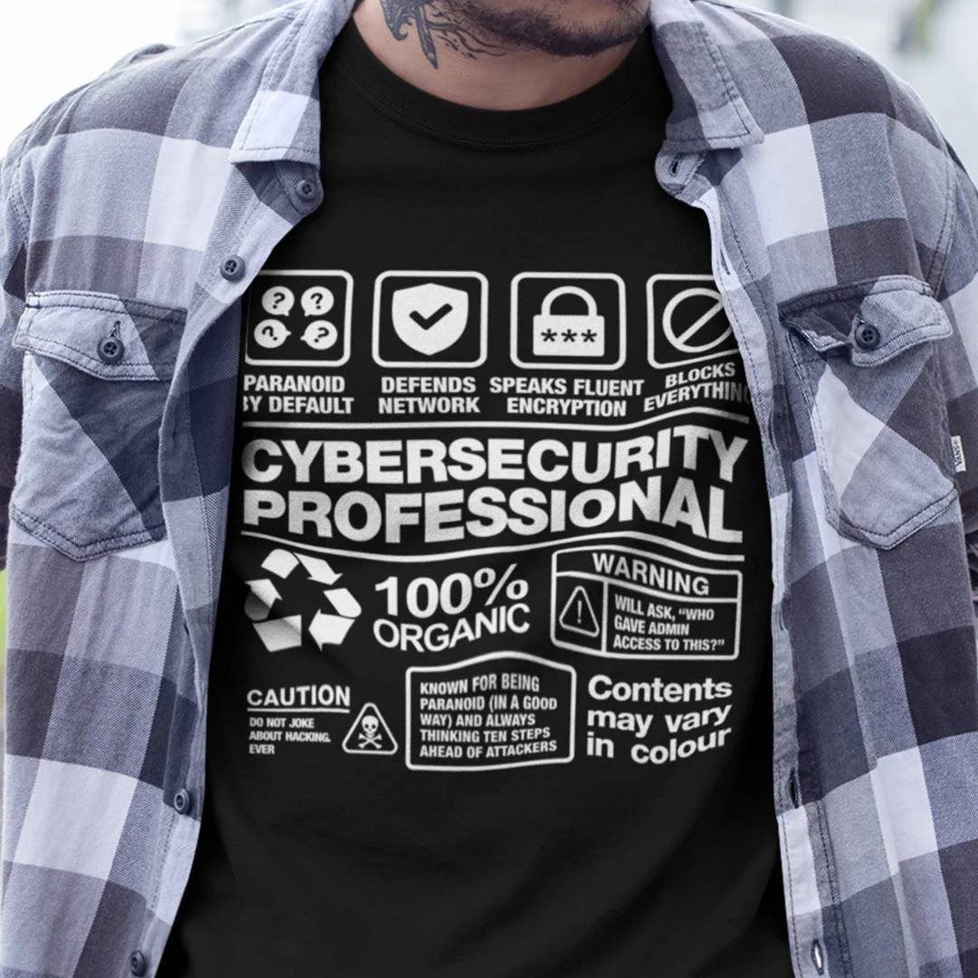 Cybersecurity Professional T-Shirt – Funny Cybersecurity Definition Shirt
