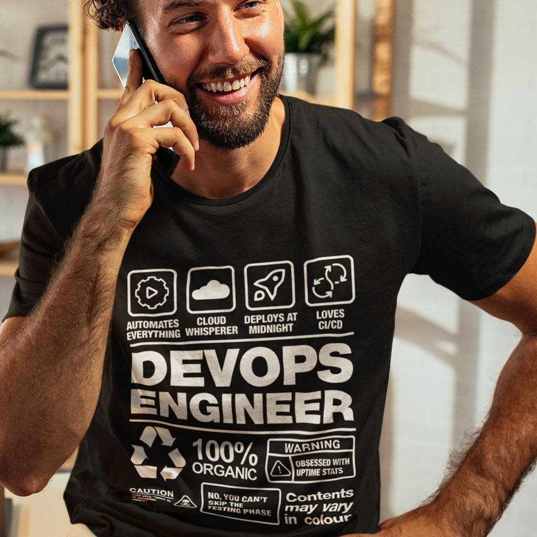 DevOps Engineer T-Shirt – Funny DevOps Shirt – Continuous Integration Tee – Cloud Engineer Gift