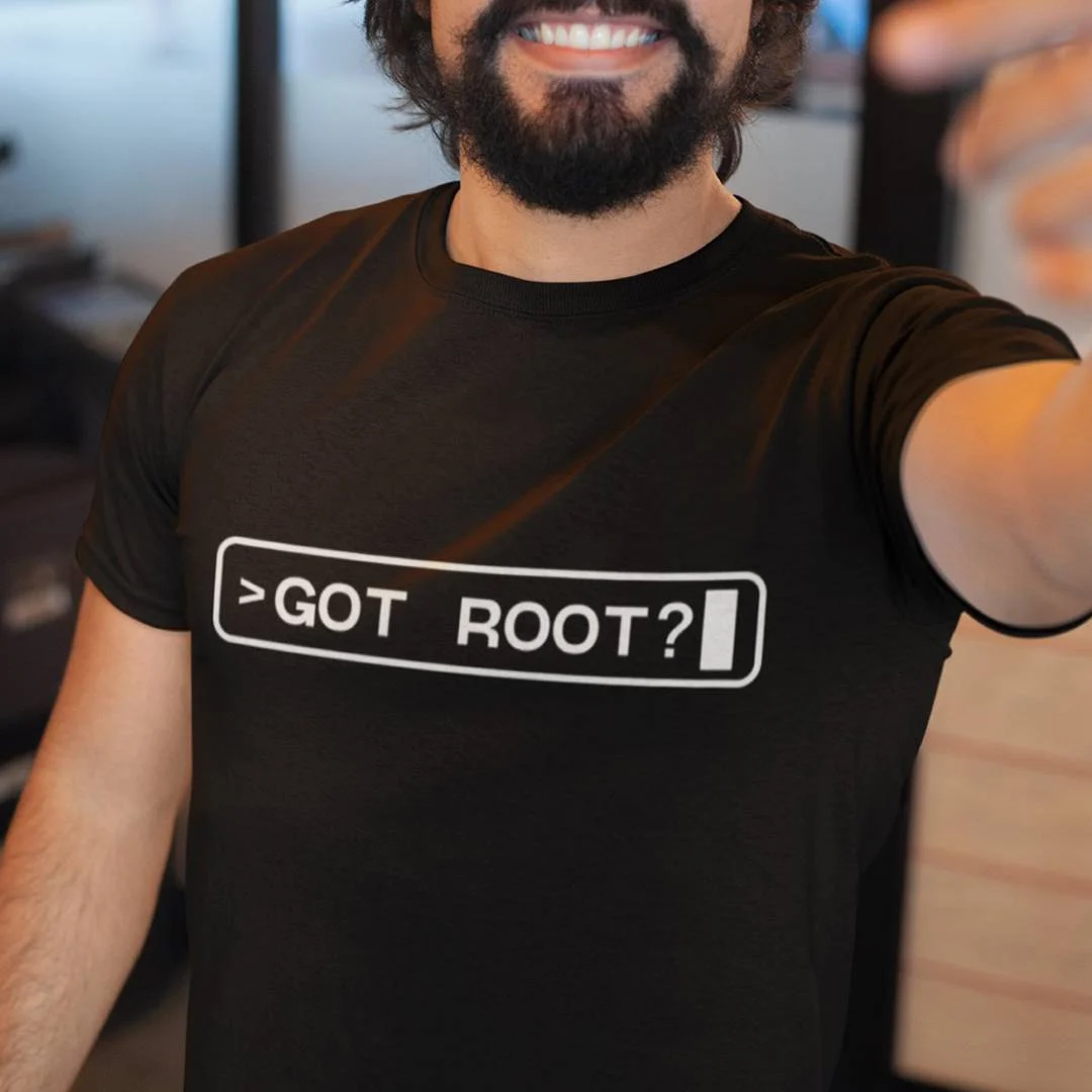 Got Root T-Shirt – Funny Hacker Shirt – Cybersecurity Linux Admin Tee