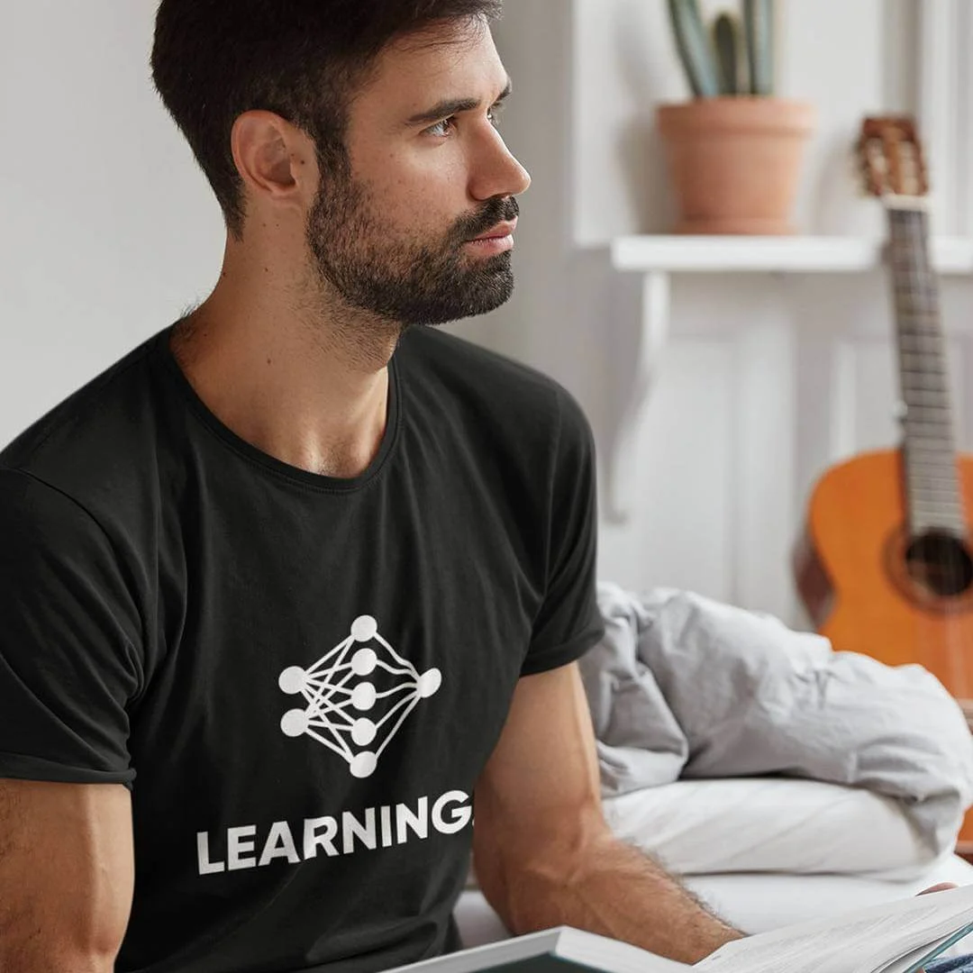 Learning... Machine Learning Model T-Shirt – Funny AI & Deep Learning Shirt – Neural Network Humor