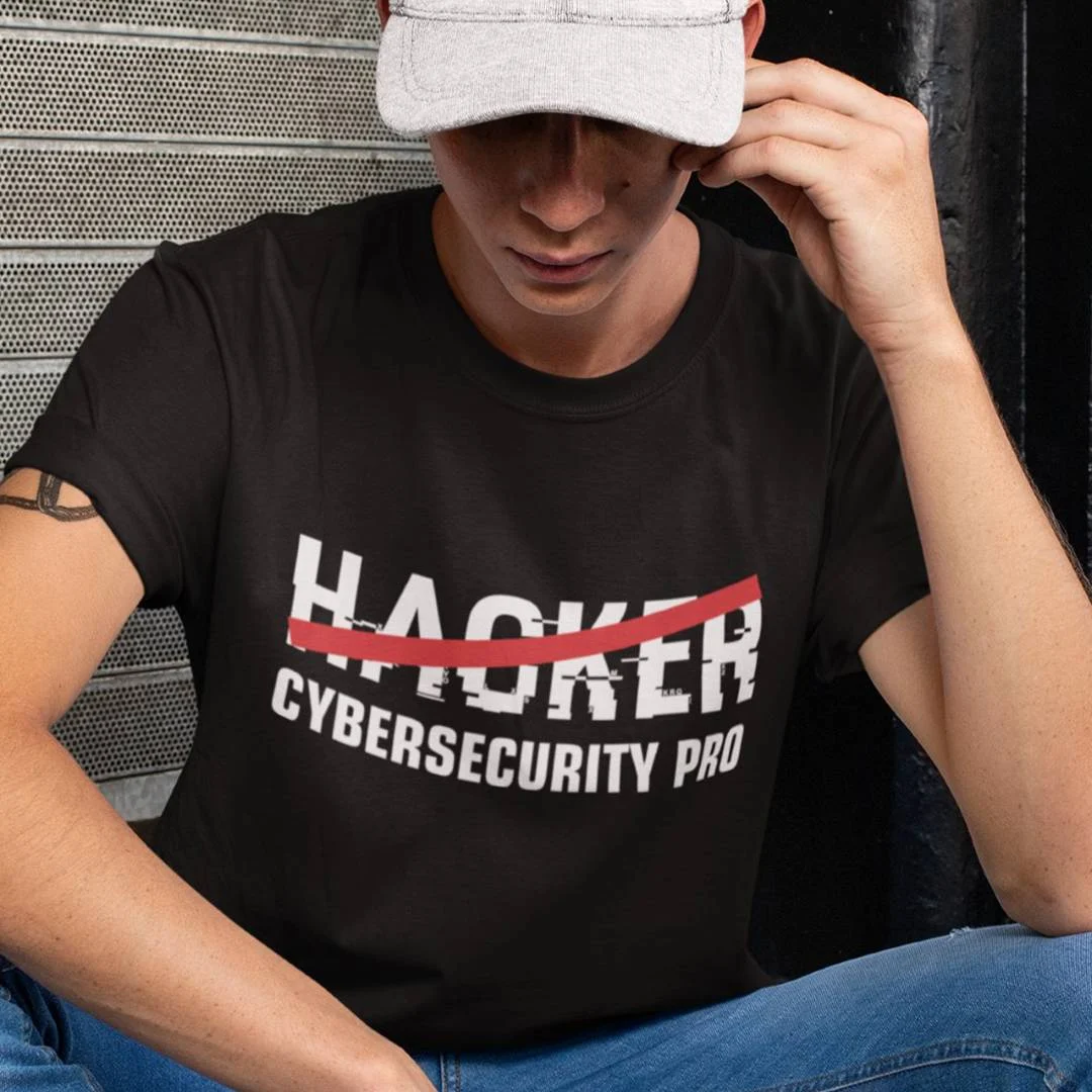 Not a Hacker Cybersecurity Professional T-Shirt – Funny Ethical Hacking Shirt