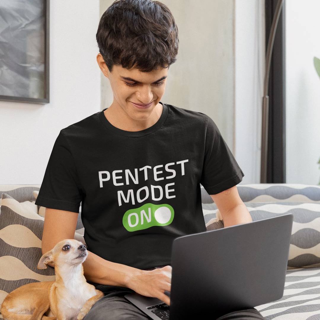 Pentest Mode On T-Shirt – Ethical Hacking Shirt