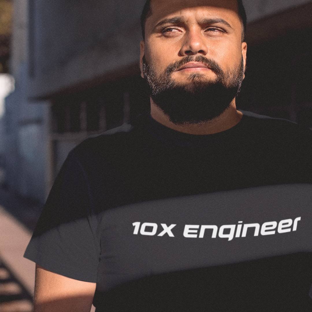 10x Engineer T-Shirt – Funny Software Engineer Meme Shirt