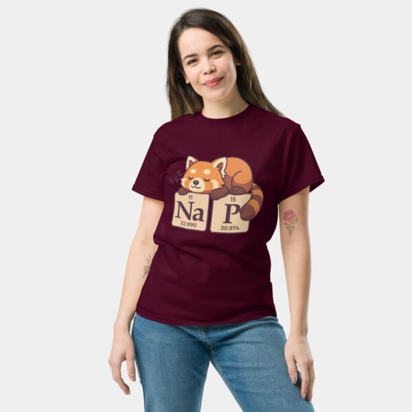 Chemistry Elements Science Cat Nap T-Shirt tech geek