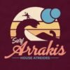 Surf Arrakis House Atreides T-Shirt – Sandworm Surfer Movie Inspired Tee Design
