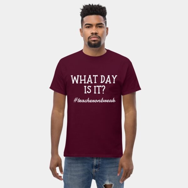 What Day Is It Teacher On Break Funny T-Shirt tech geek