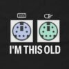 I Am This Old Funny Vintage Tech T-Shirt - PS2 Mouse and Keyboard Ports Shirt Design