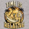 Time Is Relative Einstein T-Shirt - Funny Hammock Science Physics Shirt Design