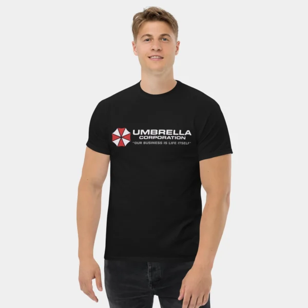 Umbrella Corporation T-Shirt - Our Business Is Life Itself Tee Tech Geek Gamer