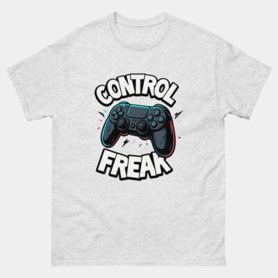 Control Freak Video Game T-Shirt - Funny Gamer Tee for Console and PC Players
