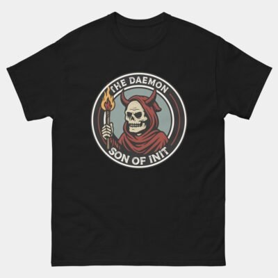 The Daemon Son of Init T-Shirt - Funny Background Process Shirt