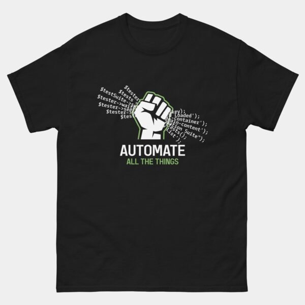 Automate All The Things Shirt - Funny Programming T-Shirt