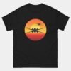 Sunset X-Wing Starfighter T-Shirt - Retro Rebel Pilot Sci-Fi Tee