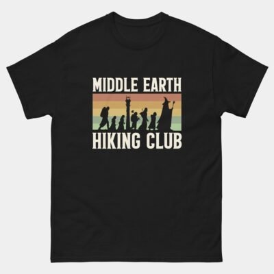 Middle Earth Hiking Club T-Shirt - Fantasy Adventure Hiking Shirt