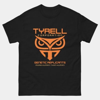 Tyrell Corporation T-Shirt - Genetic Replicants More Human Than Human Sci-Fi Movie Tee
