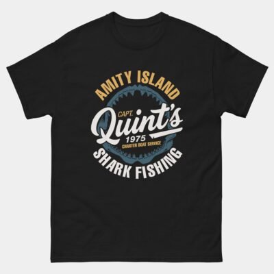 Amity Island Shark Fishing T-Shirt