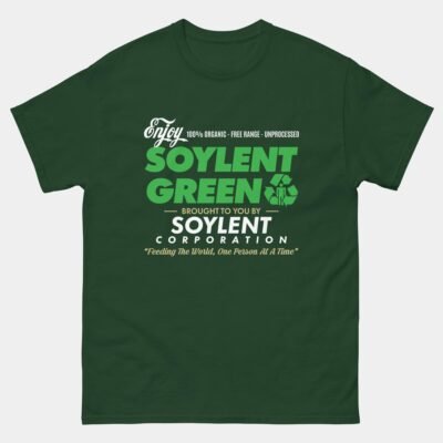 Soylent Green T-Shirt - Enjoy Soylent Green Funny Retro Sci-Fi Parody Tee