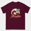 Surf Arrakis House Atreides T-Shirt - Sandworm Surfer Movie Inspired Tee - Sci-Fi Fantasy Geek Shirt - Film Parody Graphic Tee