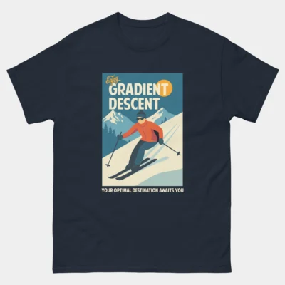 Enjoy Gradient Descent T-Shirt - AI Machine Learning Math Data Science Shirt