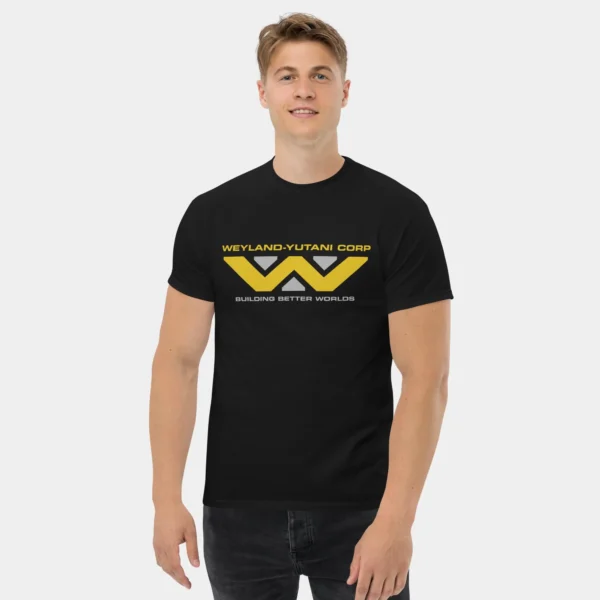 Weyland Yutani Corp T-Shirt - Building Better Worlds Sci-Fi Company Tee Tech Geek
