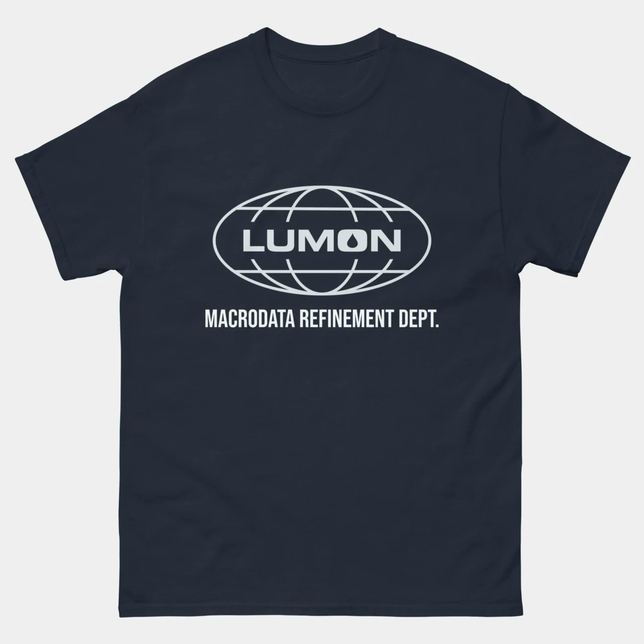 Lumon Macrodata Refinement Dept T-Shirt - TV Show Inspired Tee - Funny Corporate Dystopia Apparel