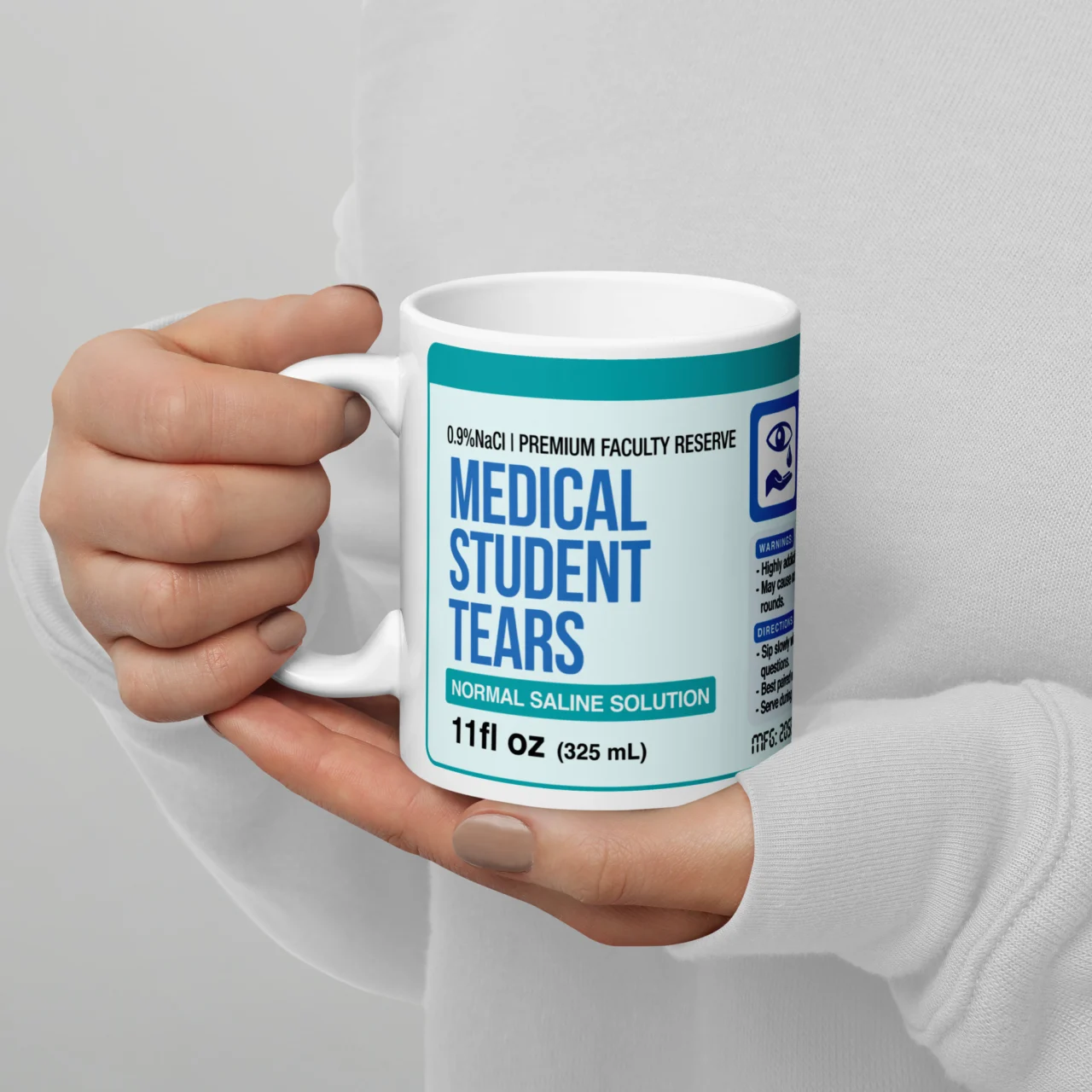 Medical Student Tears Mug - Funny Sarcastic Coffee Cup Gift - Lecturer Teacher Professor Doctor Gag Gift - MD Student Appreciation - University College Professor Gift