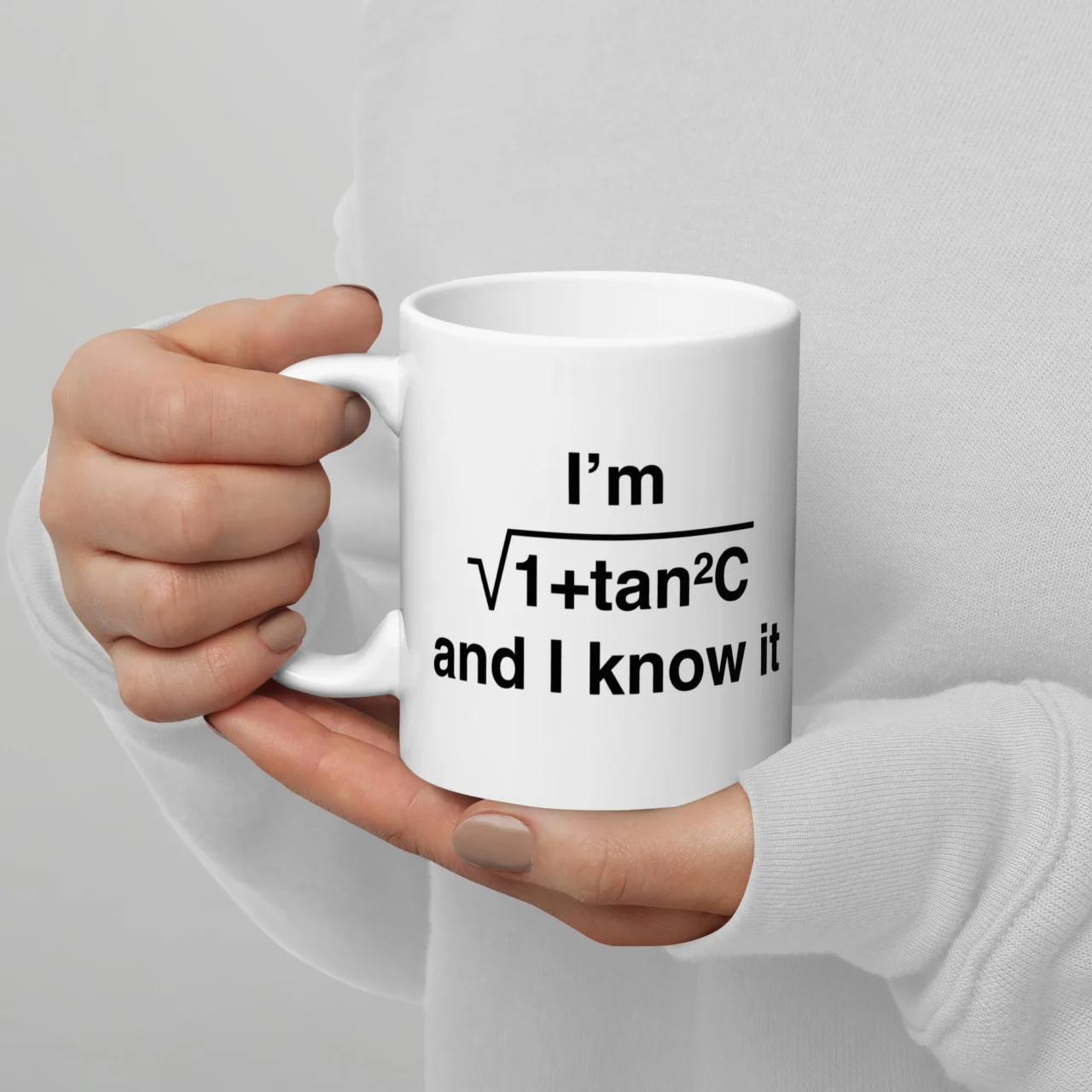 I'm Sec C and I Know It Mug - Funny Sexy Math Humor Gift - Mathematician Physics Teacher Coffee Cup - Trigonometry Secant Joke Mug