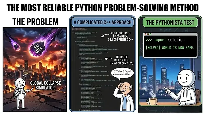 the most reliable python problem solving method meme